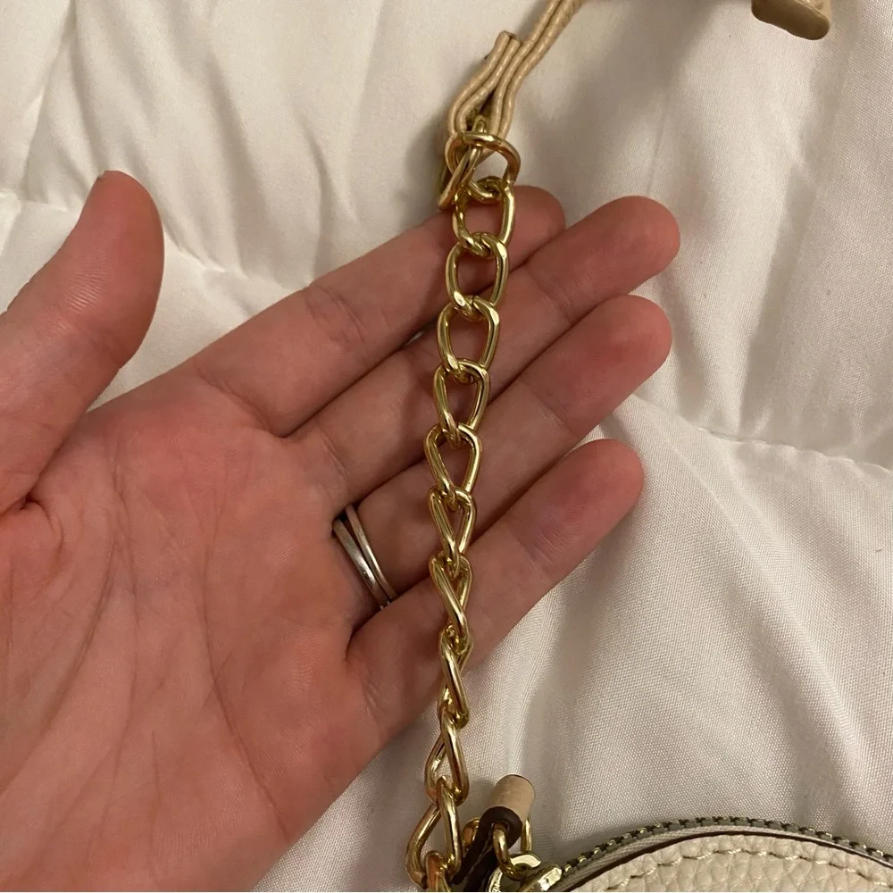 Nanette Lepore Beige and Tan Crossbody Purse - Picture 8 of 9